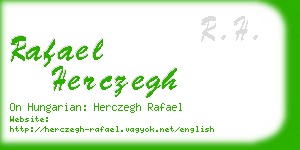 rafael herczegh business card